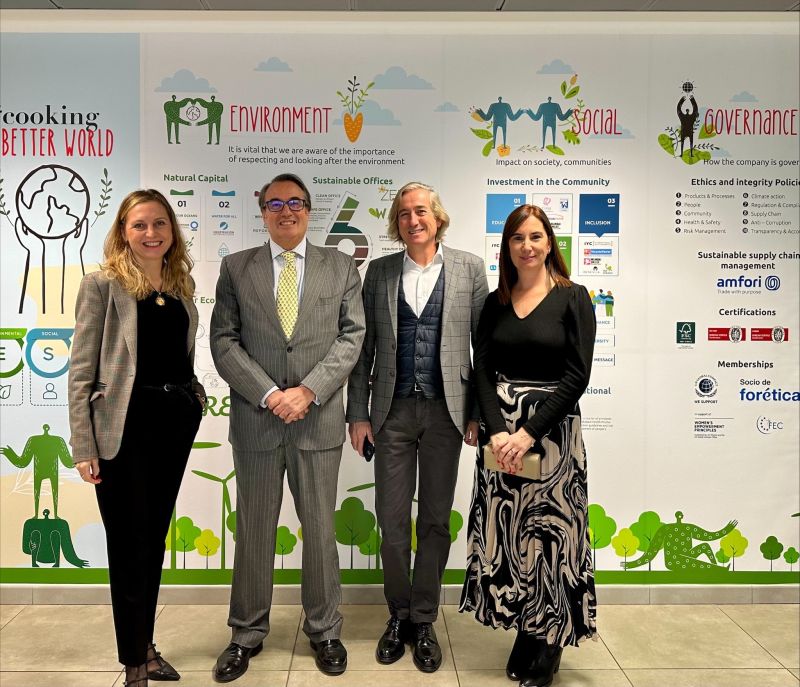 La universidad San Jorge Visita las instalaciones de Bergner en Zaragoza