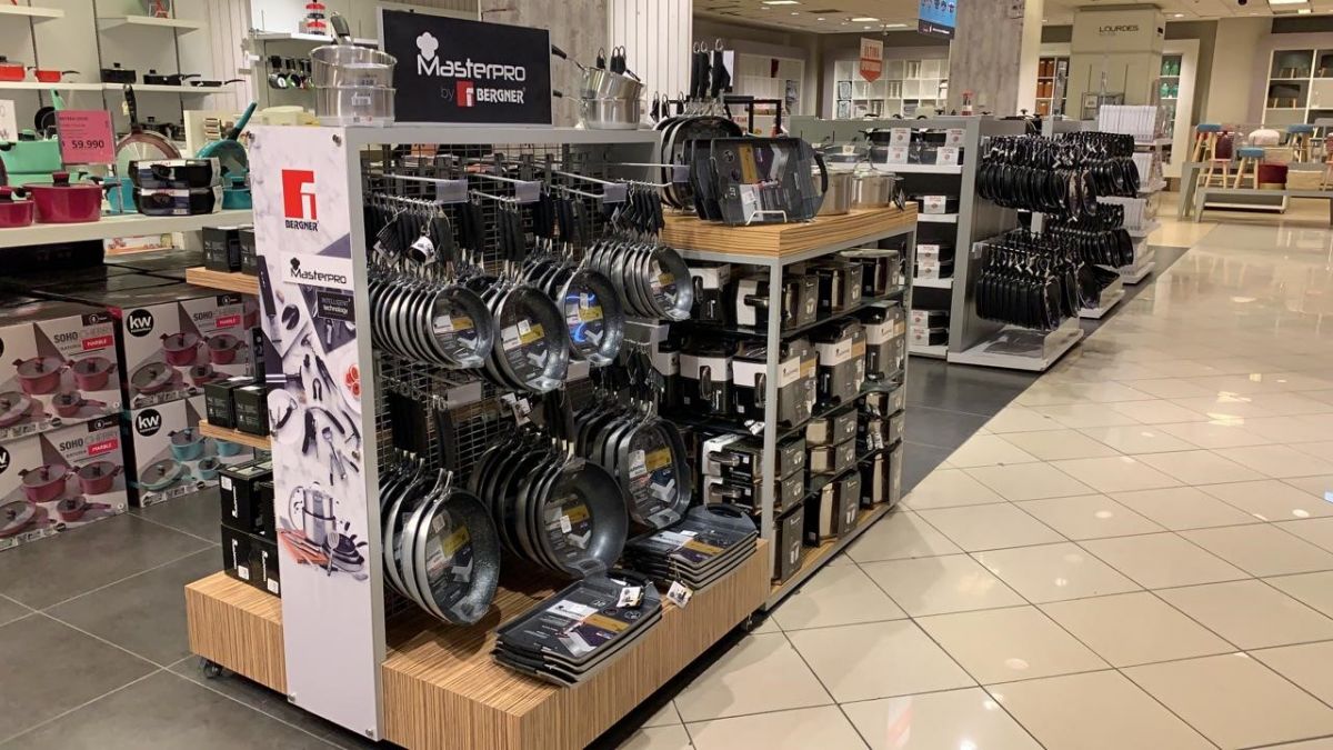 The "shop in shop" of the Foodies Collection of Masterpro